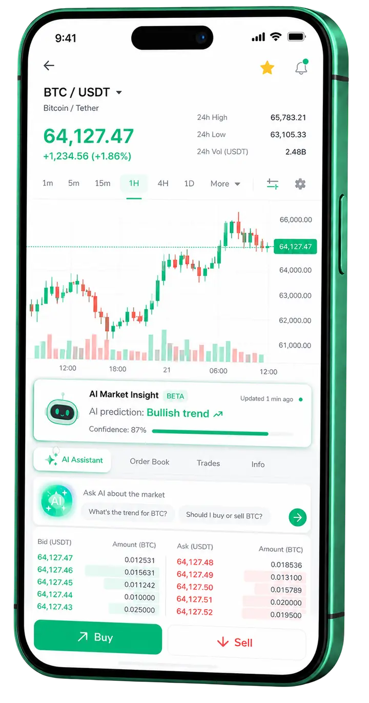 Aplicação móvel de trading StellantiX AI